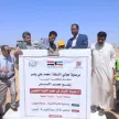 محافظ المهرة يضع حجر الأساس لمدرسة الإيمان ضمن مجمع الكويت التعليمي بالغيضة