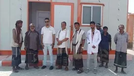 مدير عام الملاح يفتتح مشروعًا صحيًا ووحدات إصحاح بيئي