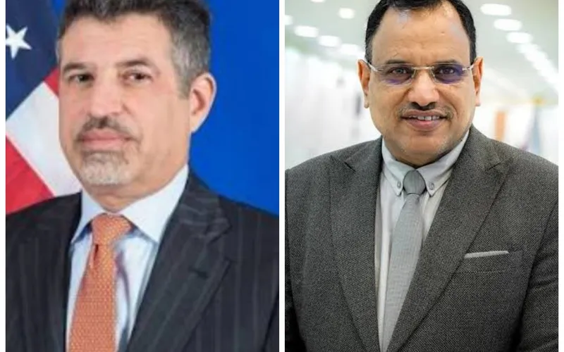 الوزير السقطري يبحث مع السفير الأمريكي دعم القطاعين الزراعي والسمكي