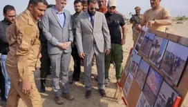محافظ أبين يلتقي المدير القُطري لمنظمة المساعدات الشعبية النرويجية ويزور موقع نزع الألغام بالشيخ سالم