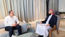 المحرّمي يستقبل محافظ لحج ويطّلع على الأوضاع الأمنية والخدمية بالمحافظة