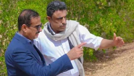 محافظ شبوة يدشن الأعمال الإنشائية لمشروع مبنى فرع المؤسسة العامة للكهرباء