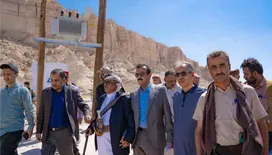 محافظ شبوة يفتتح مشروع مياه قرى آل خليفة لخدمة 6 آلاف نسمة