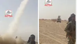 قوات درع الوطن تدك مواقع وتحصينات مليشيا الحوثي بالكدحة في تعز