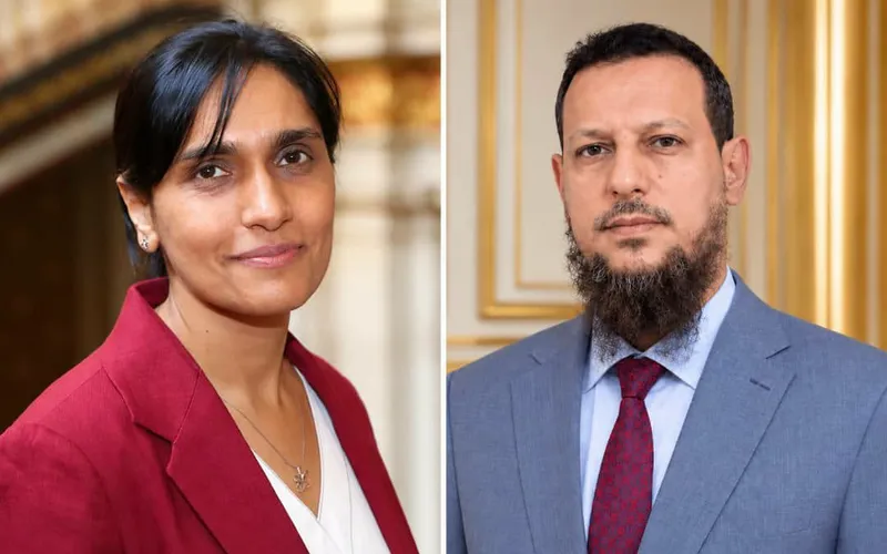 المحافظ شيخ يبحث مع السفيرة البريطانية تصعيد الحوثيين وتداعيات النزوح إلى العاصمة عدن